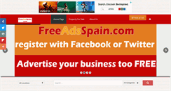 Desktop Screenshot of freeadsspain.com