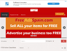 Tablet Screenshot of freeadsspain.com